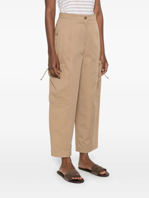 Max Mara Mxmlepre cargo-pocket trousers - Neutrals