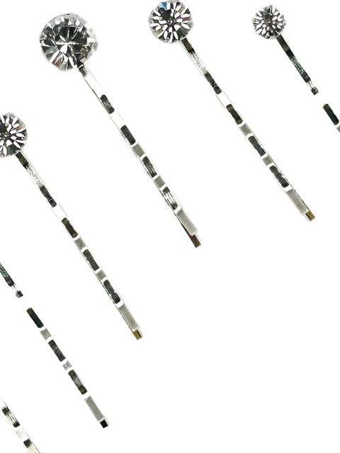 Jennifer Behr Misha bobby pin set - Silver - zdjęcie produktu nr 2