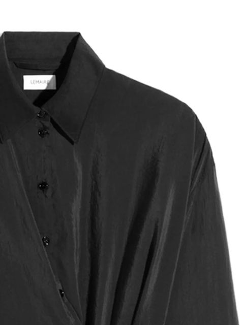LEMAIRE twisted collar shirt - Black - zdjęcie produktu nr 2