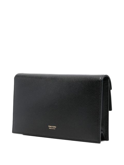 TOM FORD mini Aube logo clutch bag - Black