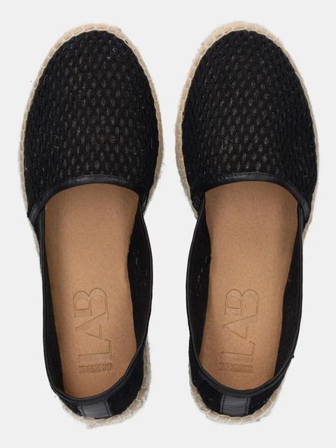 Answear.LAB espadryle kolor czarny na platformie