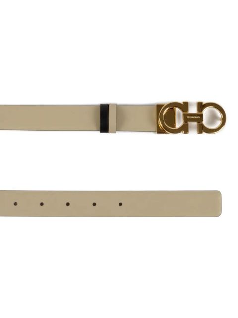 Ferragamo logo buckle belt - Neutrals - zdjęcie produktu nr 2