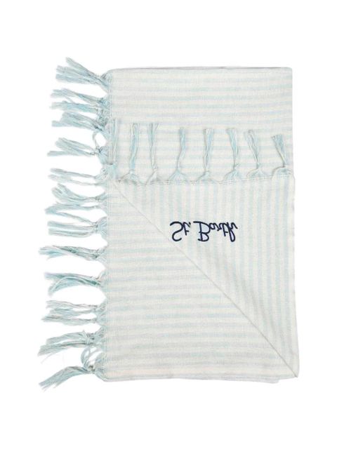 MC2 Saint Barth striped beach towel - White - zdjęcie produktu nr 2
