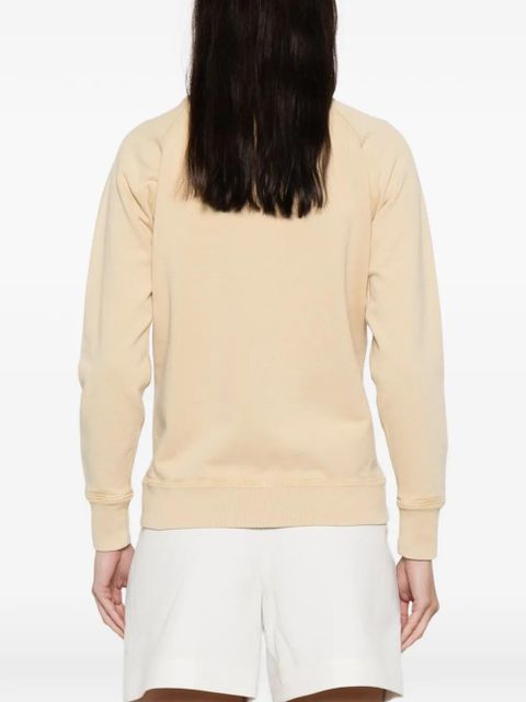 MARANT ÉTOILE logo print sweater - Yellow