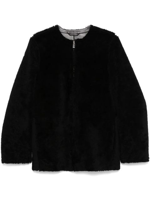 TOTEME shearling jacket - Black - zdjęcie produktu nr 1