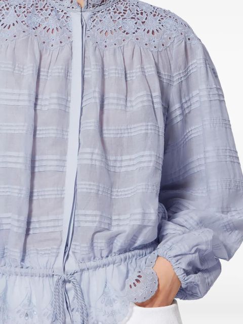 MARANT ÉTOILE Polly embroidery blouse - Blue