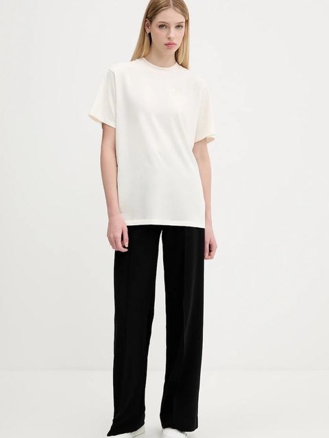 HUGO t-shirt bawełniany damski kolor biały 50550901 - zdjęcie produktu nr 2