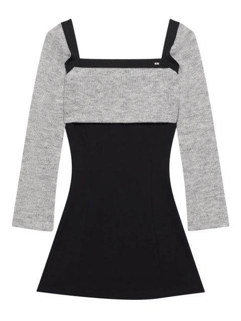 GCDS square-neck mini dress (two-piece) - Black - zdjęcie produktu nr 1