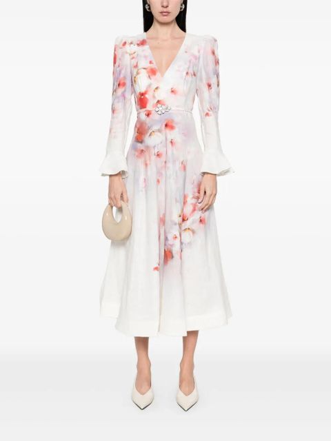ZIMMERMANN Crush midi dress - White - zdjęcie produktu nr 2