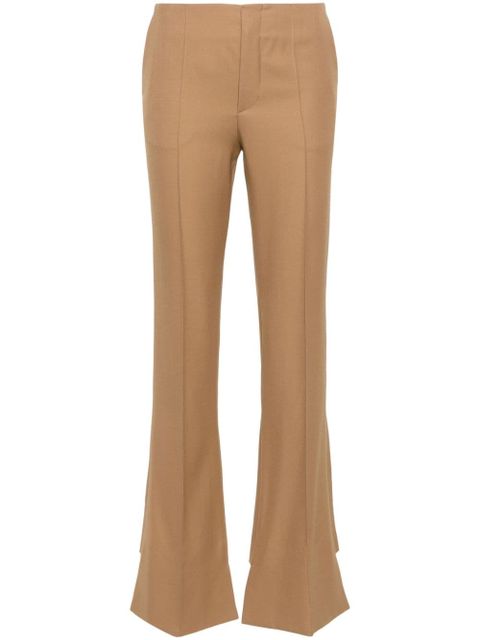 Chloé pintuck bootcut trousers - Brown - zdjęcie produktu nr 1