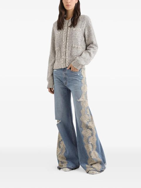 Dolce & Gabbana pearl-embellished cardigan - Neutrals - zdjęcie produktu nr 2