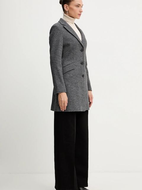 Silvian Heach płaszcz ALCEDO kolor szary GPA25012CP - zdjęcie produktu nr 2