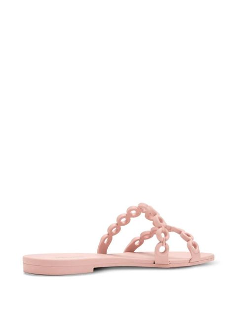 Aquazzura chain-link flat sandals - Pink - zdjęcie produktu nr 1