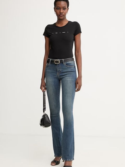 Armani Exchange T-shirt basic damski bawełniany - zdjęcie produktu nr 1