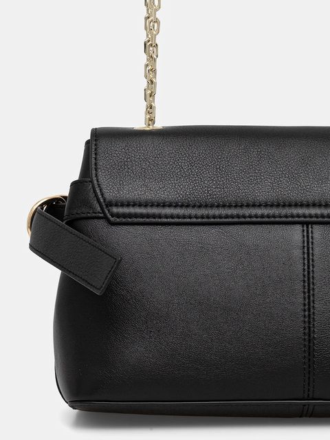 Patrizia Pepe torebka skórzana kolor czarny 8B0306 L162