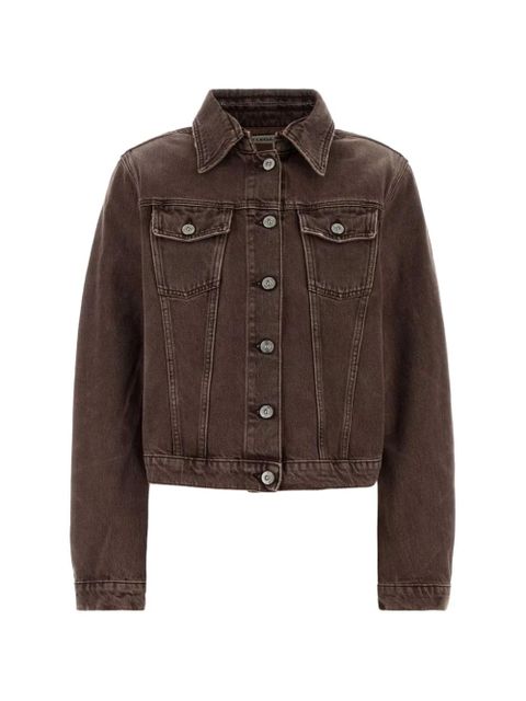 OUR LEGACY buttoned denim jacket - Brown - zdjęcie produktu nr 1