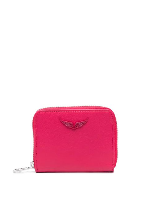 Zadig&Voltaire small ZV calf-leather wallet - Pink - zdjęcie produktu nr 1