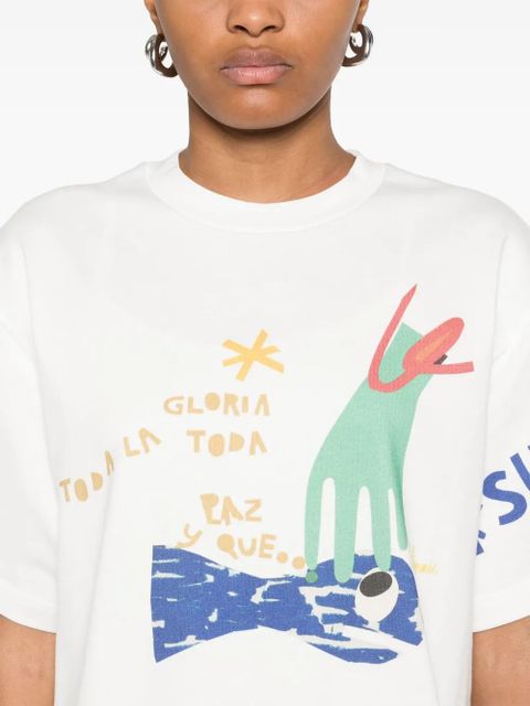 ALEMAIS Nadia Fish T-shirt - White - zdjęcie produktu nr 2