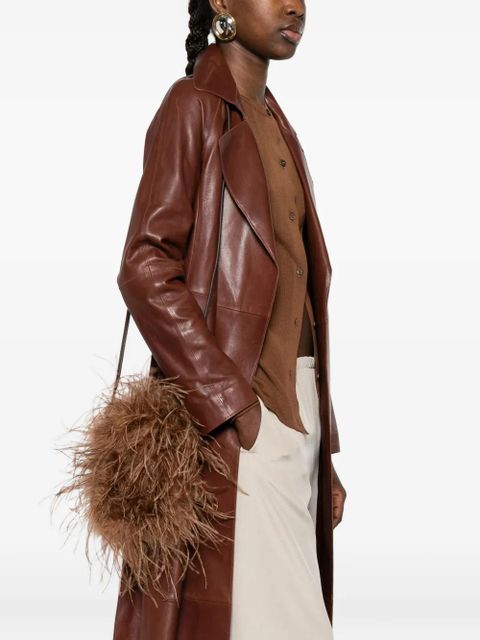 Yves Salomon feather satchel - Brown - zdjęcie produktu nr 2