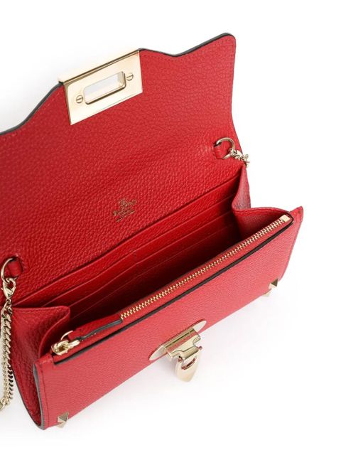 Valentino Garavani Rockstud clutch bag - Red