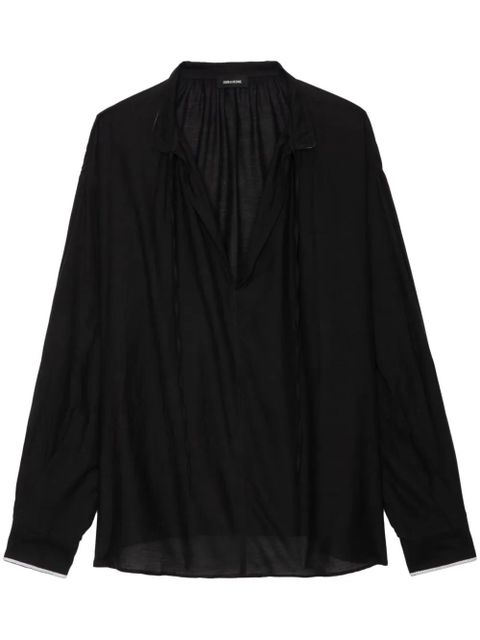 Zadig&Voltaire Troene blouse - Black - zdjęcie produktu nr 1