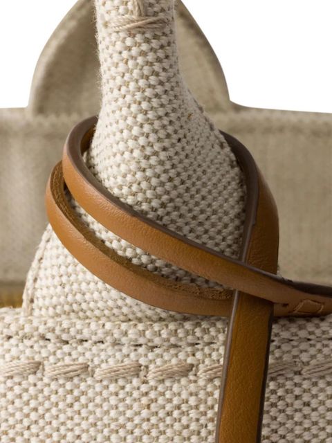 Prada large Jardinière tote bag - Neutrals