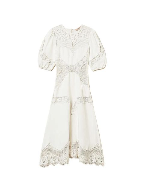 TWINSET lace-detail dress - White - zdjęcie produktu nr 1