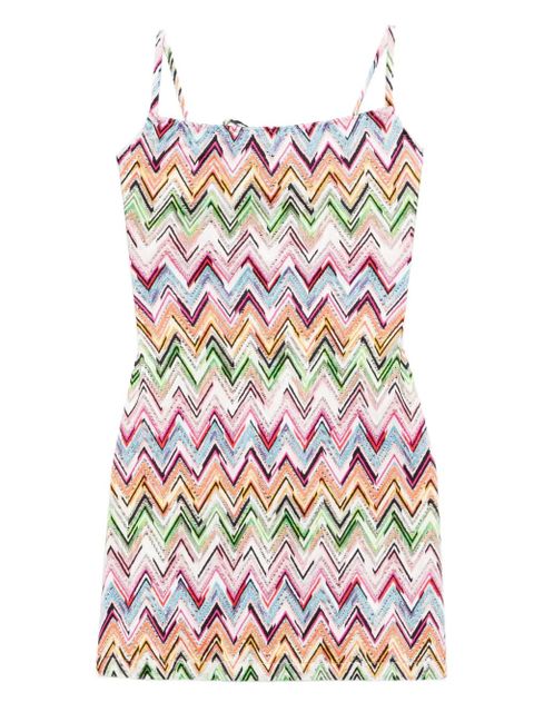 Missoni square-neck mini dress - White - zdjęcie produktu nr 1
