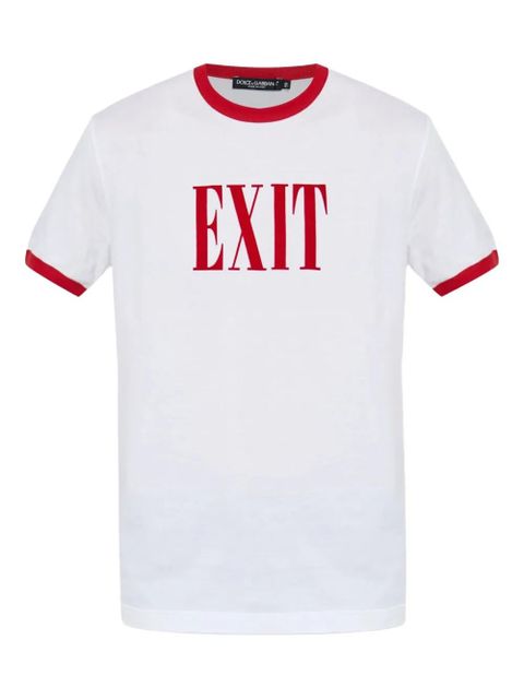 Dolce & Gabbana logo-print cotton T-shirt - White - zdjęcie produktu nr 1