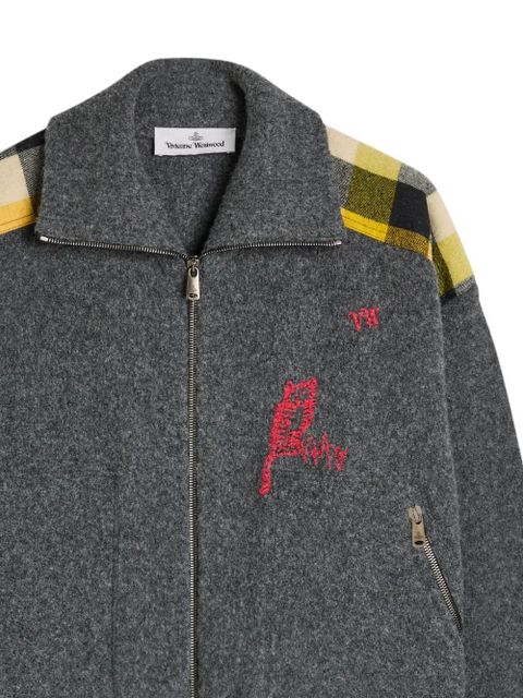 Vivienne Westwood check logo jacket - Grey - zdjęcie produktu nr 2