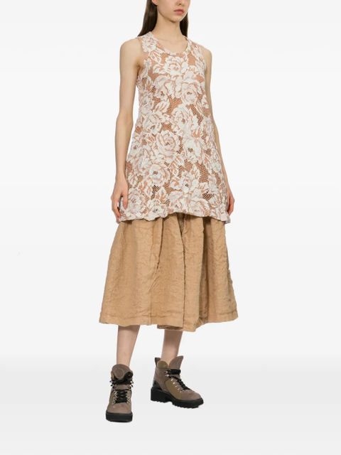 Comme Des Garçons floral-embroidered vest - Neutrals - zdjęcie produktu nr 2