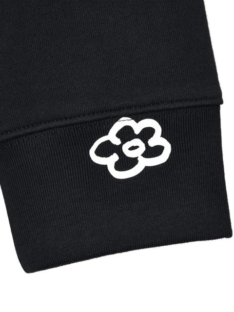 Marc Jacobs flower-Joy hoodie - Black