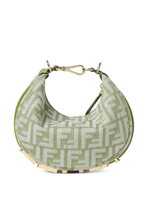 FENDI mini Fendigraphy tote bag - Green - zdjęcie produktu nr 1