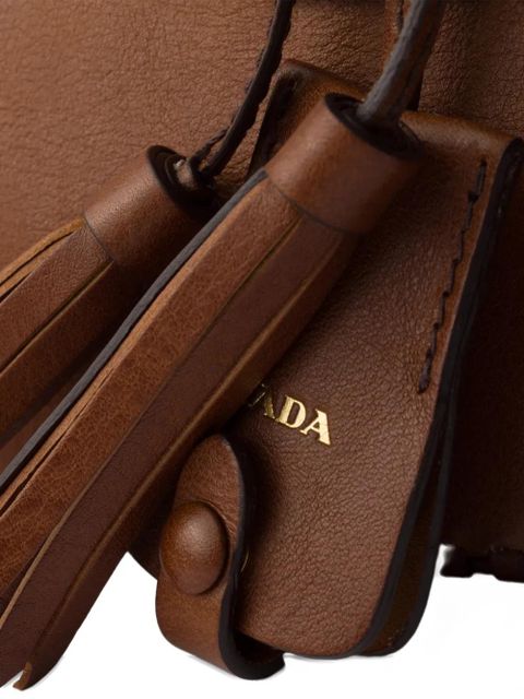 Prada Galleria medium leather bag - Brown