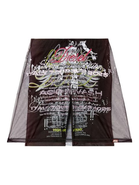 Diesel Remaster Capsule O-Lympiac mini skirt - Black - zdjęcie produktu nr 1