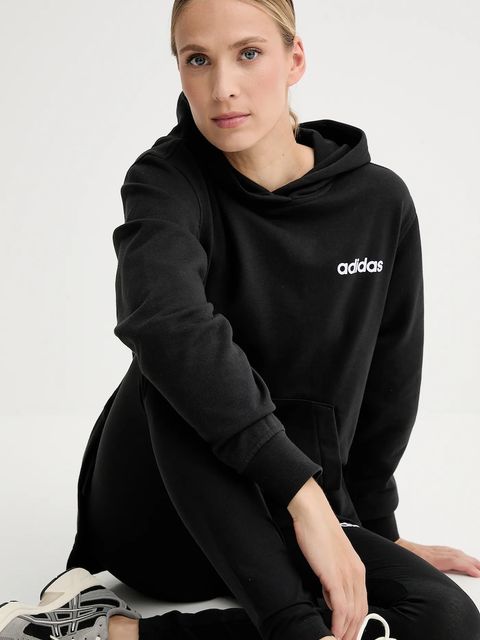 adidas komplet Leisure damski kolor czarny JX0474