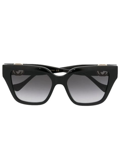 Gucci Eyewear logo square-frame sunglasses - Black - zdjęcie produktu nr 1