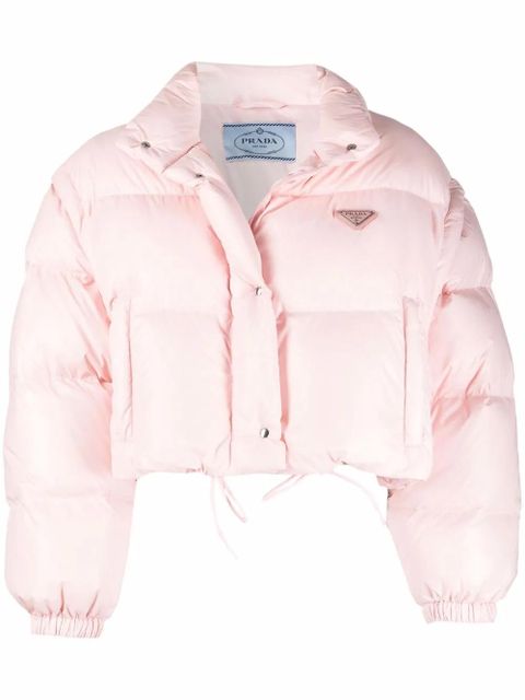Prada Re-Nylon convertible puffer jacket - Pink