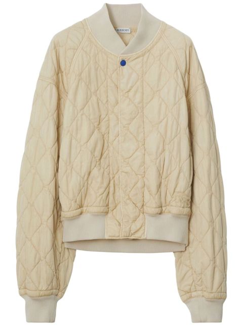 Burberry quilted bomber jacket - Neutrals
