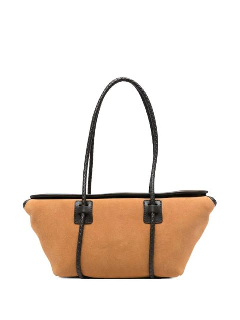 Hereu Forna braided handle shoulder bag - Brown