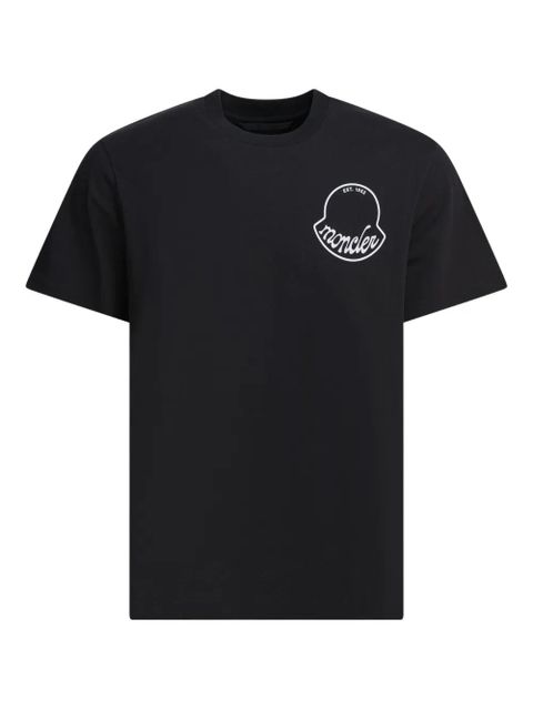 Moncler logo-print cotton T-shirt - Black - zdjęcie produktu nr 1