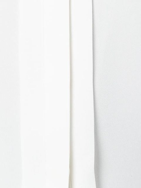 Loro Piana CREW NECK LONG SLEEVE WHITE BLOUSE "White Blouses"