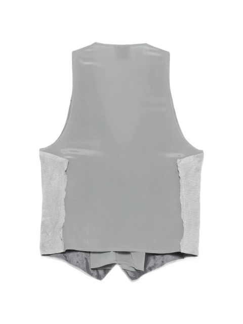 Alysi button-fastening waistcoat - Grey - zdjęcie produktu nr 2