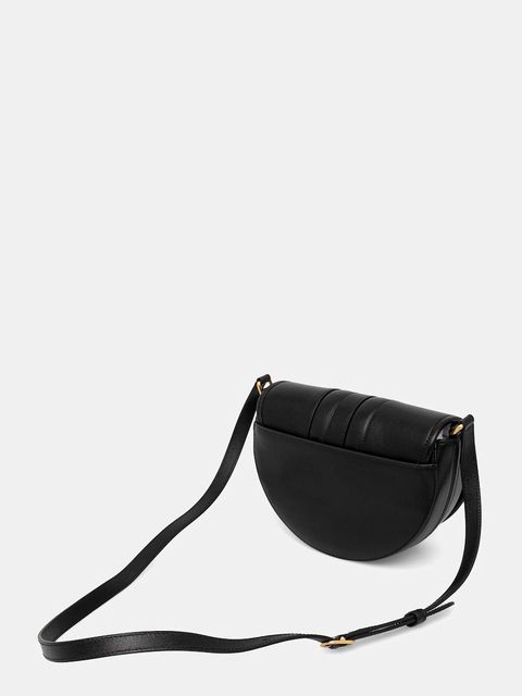 Bally torebka skórzana kolor czarny WAM04A