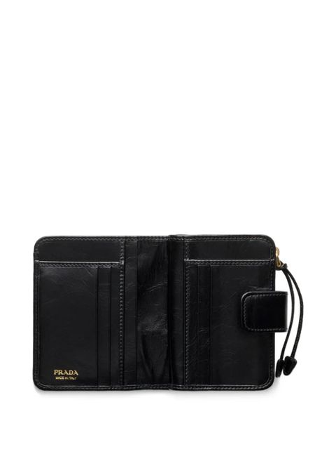 Prada small leather wallet - Black