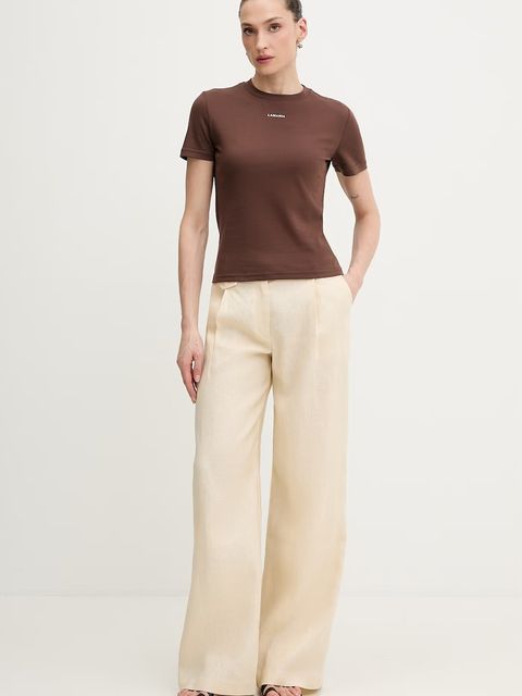 Bardot spodnie lniane - zdjęcie produktu nr 1