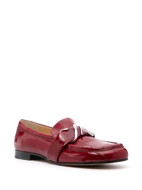 Proenza Schouler monogram plaque loafers - Red - zdjęcie produktu nr 2