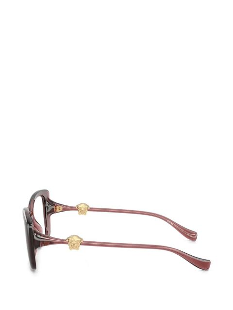 Versace butterfly-frame glasses - Red