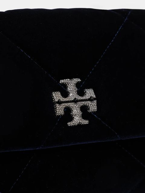 Tory Burch torebka Kira Diamond kolor granatowy 177517-430