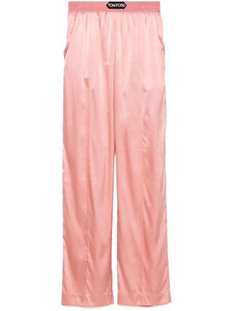 TOM FORD satin trousers - Pink - zdjęcie produktu nr 1